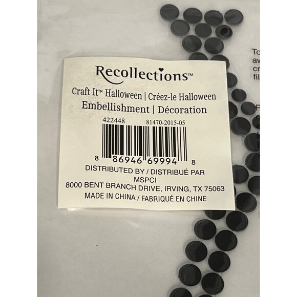 Recollections Halloween Bling Rhinestone Gem Embellishment Letter K 422448 - Picture 2 of 3